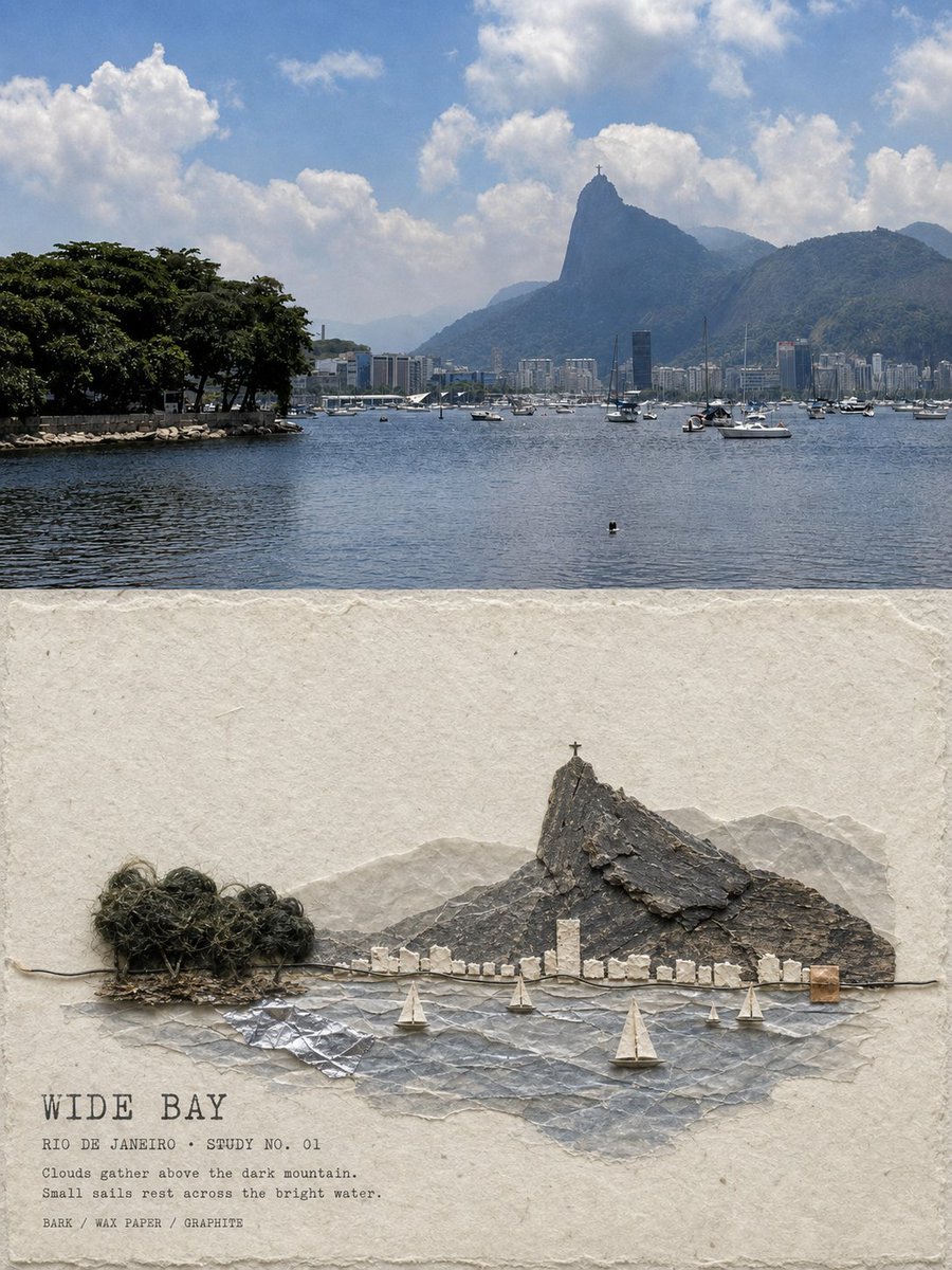 Naive Material Assemblage Poster