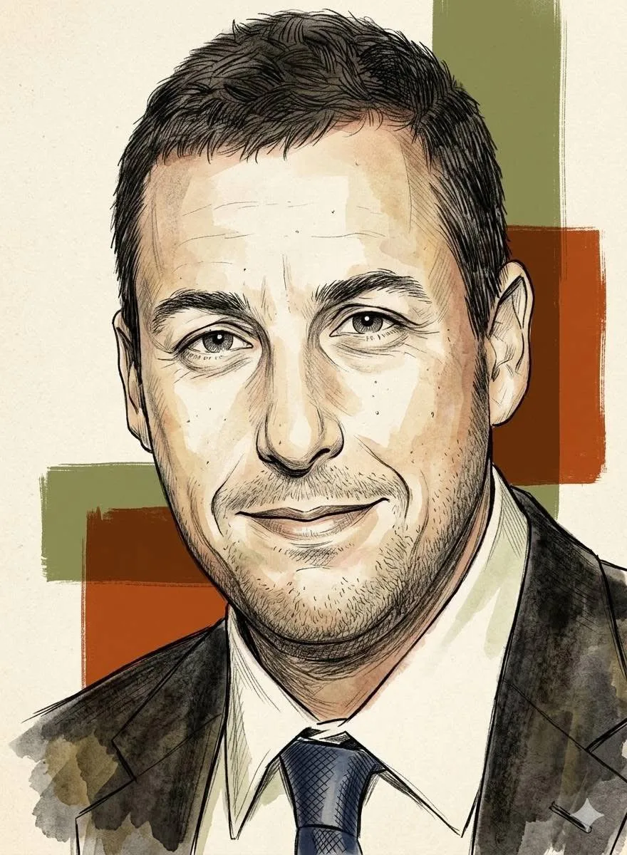 Hand-Drawn Editorial Portrait
