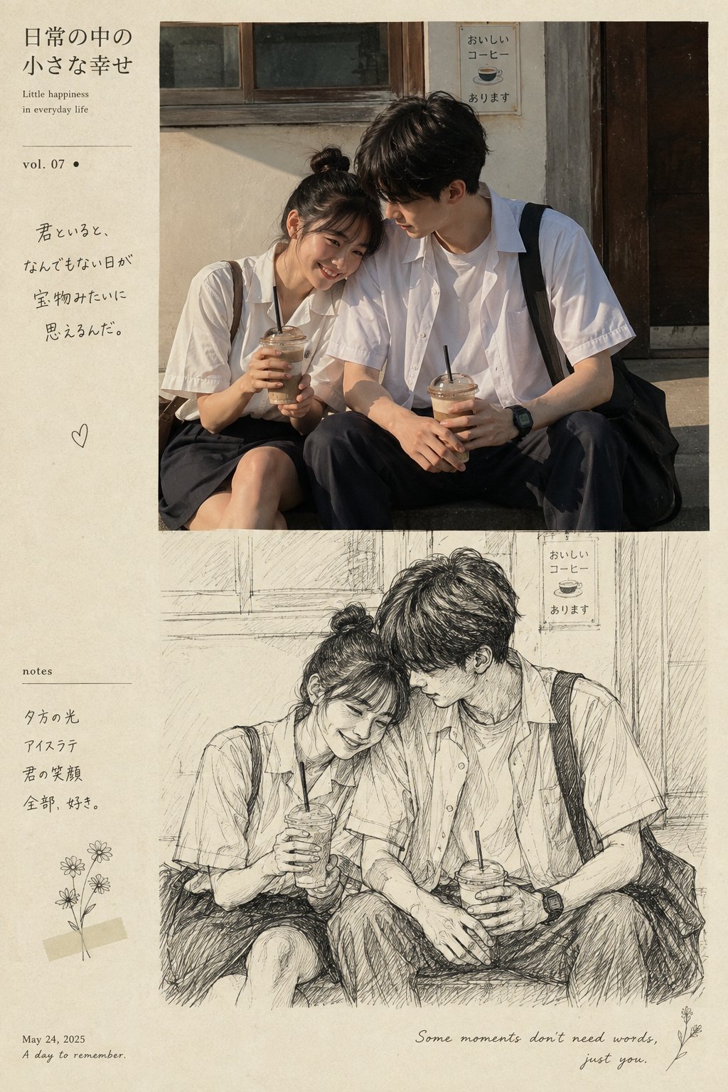 Nostalgic Photo-to-Sketch Diary