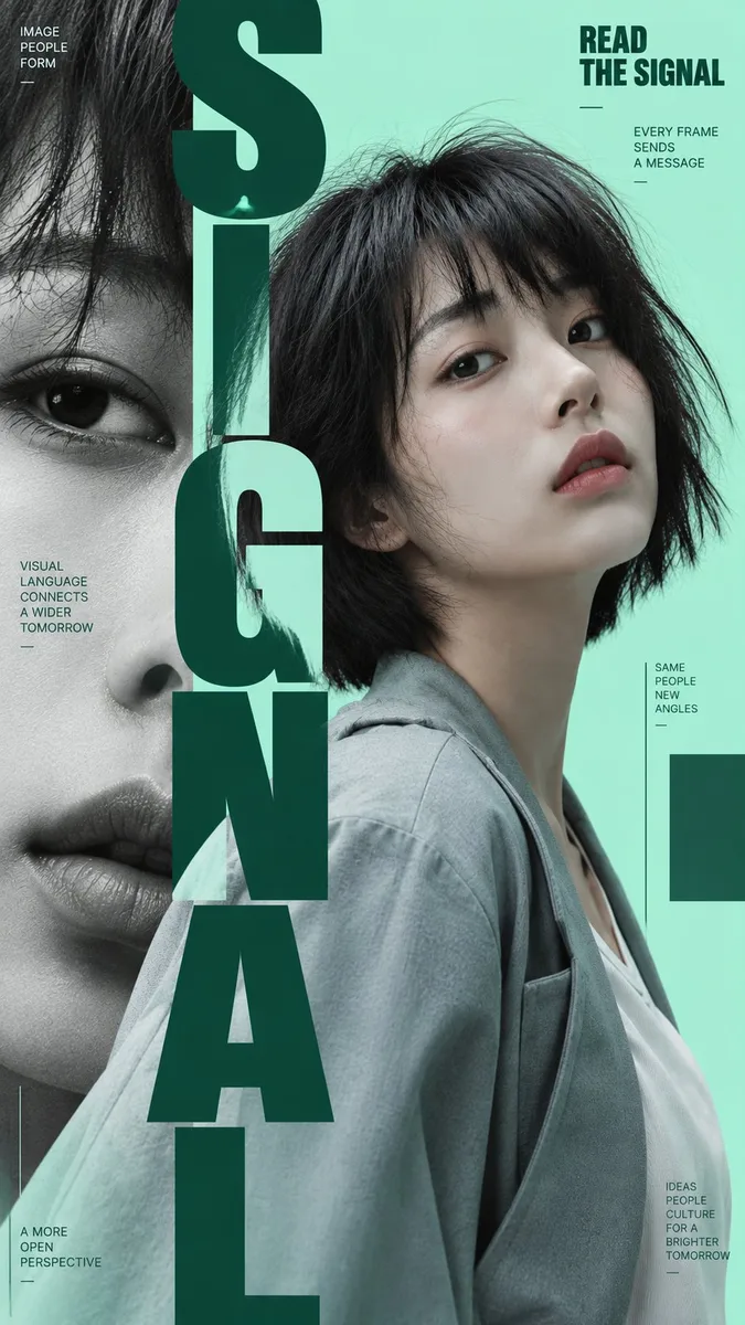 Cohesive Fashion Editorial Poster Series