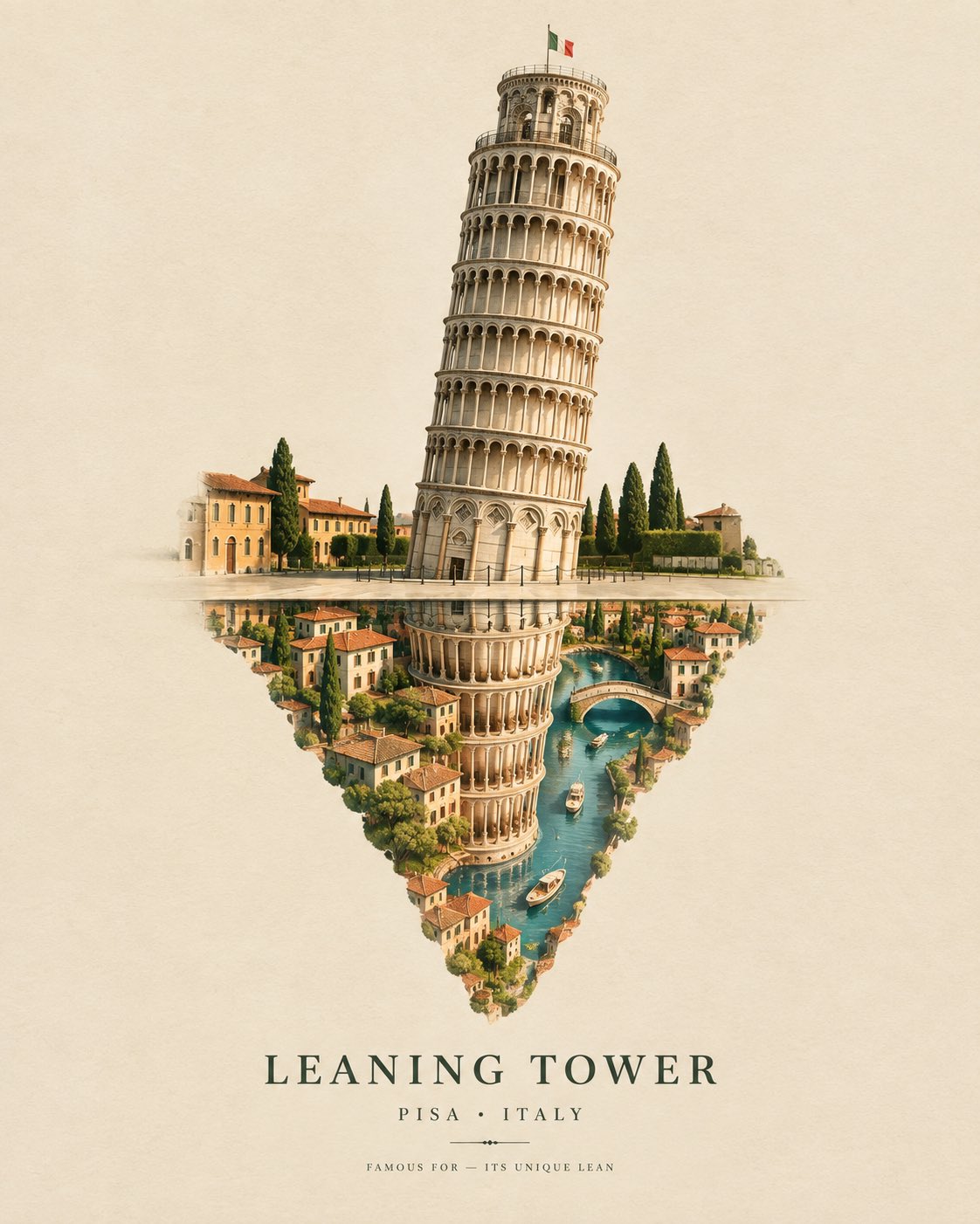 Surreal Architectural Travel Artwork