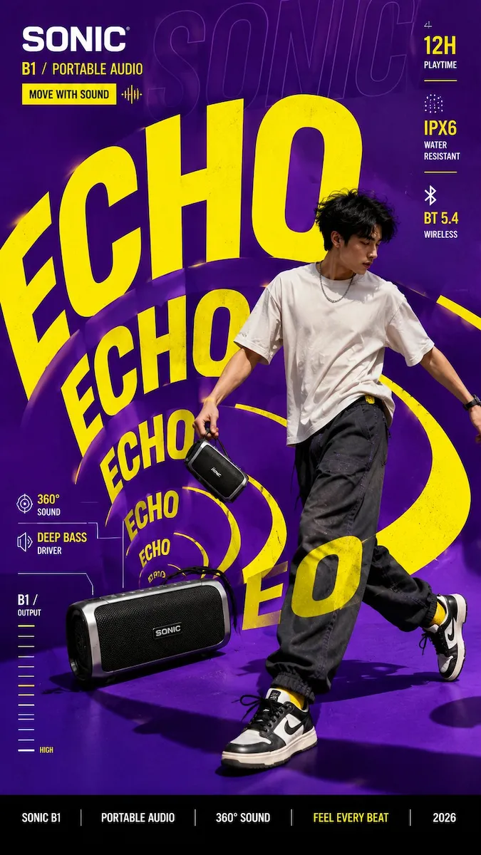 Physical Force Editorial Typography Poster