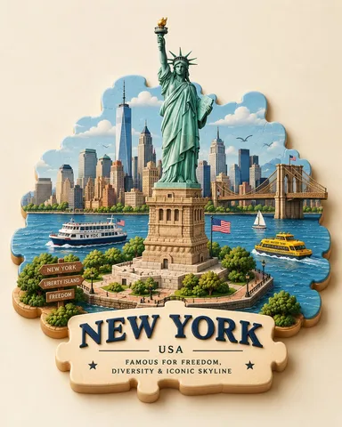 3D Puzzle Miniature Travel Diorama